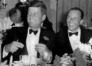 Frank Sinatra and President John F. Kennedy